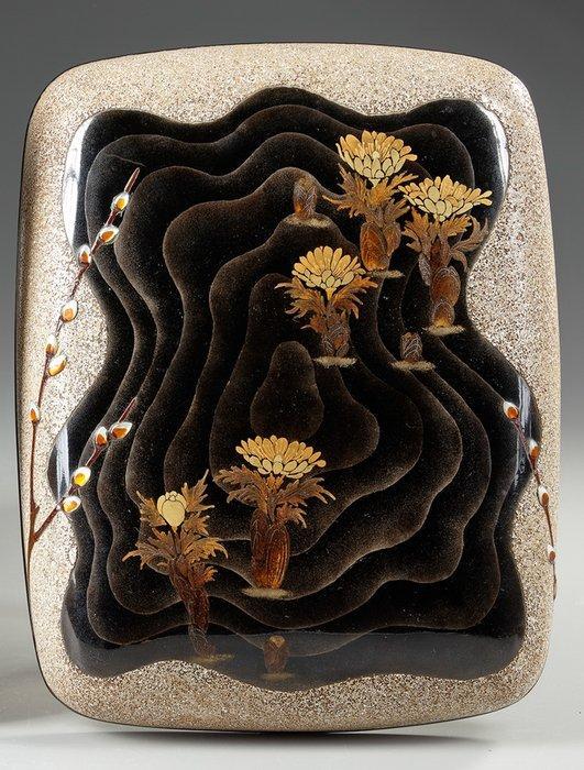 Schrijf-box - Hout, Keramiek, Lak - Japan - Eind jaren, Antiek en Kunst, Antiek | Overige Antiek