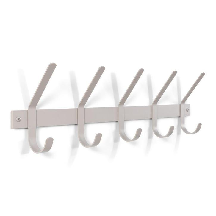 Spinder Design Dexter 5 wandkapstok - silky taupe, Huis en Inrichting, Woonaccessoires | Kapstokken, Nieuw, Verzenden