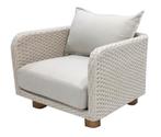 Lounge Tuinstoel - Nayan - Wicker - Off White - The Outsider, Nieuw, Verzenden