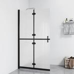 vidaXL Inloopdouchewand inklapbaar 120x190 cm ESG-glas mat, Doe-het-zelf en Verbouw, Sanitair, Verzenden, Nieuw