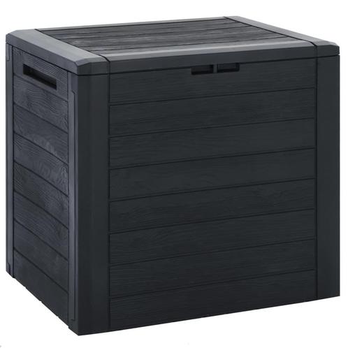 vidaXL Tuinbox 58,5x46x55 cm polypropeen antracietkleurig, Tuin en Terras, Overige Tuin en Terras, Nieuw, Verzenden