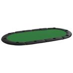 Pokertafelblad 10 Pers Groen | Retourdeal | 35% Korting, Hobby en Vrije tijd, Vijf spelers of meer, Ophalen of Verzenden, Nieuw