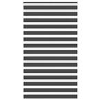 vidaXL Zebra rolgordijn 130x230 cm stofbreedte 125,9 cm, Huis en Inrichting, Verzenden, Nieuw, Zwart