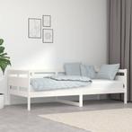 vidaXL Slaapbank massief grenenhout wit 90x200 cm, Huis en Inrichting, Slaapkamer | Bedden, 90 cm, Eenpersoons, Verzenden, Wit