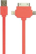 2dekans | 3-In-1 Usb 2.0-Laad-/Synchronisatiekabel, Ophalen of Verzenden, Zo goed als nieuw