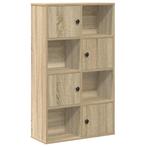 Boekenkast Sonoma Eiken | Retourdeal | 35% Korting!, 100 tot 150 cm, Nieuw, Minder dan 25 cm, Overige houtsoorten