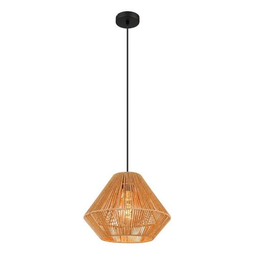 Hanglamp HOUDINI 35.0 cm 1-lichts Zwart, Huis en Inrichting, Lampen | Hanglampen, 75 cm of meer, Nieuw, Metaal, Ophalen of Verzenden