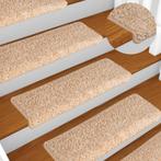 vidaXL Trapmatten 15 st 65x21x4 cm goudkleurig, Verzenden, Nieuw