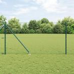vidaXL Hexagon Hek Groen 1.2x50 m Staal, Tuin en Terras, Verzenden, Nieuw