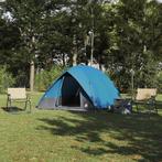 vidaXL Camping Tent Blauw 275 x 230 x 140 cm Polyester, Caravans en Kamperen, Tenten, Verzenden, Nieuw