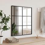 vidaXL Wandspiegel rechthoekig 50x60 cm ijzer zwart, Huis en Inrichting, Woonaccessoires | Spiegels, Verzenden, Nieuw