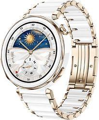 Huawei Watch GT 5 Pro 42 mm keramische kast witte met, Telecommunicatie, Overige Telecommunicatie, Zo goed als nieuw, Verzenden