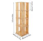 Nieuwe Roterende Kast van PVC Hout – Staande Displaykast 4, Huis en Inrichting, Verzenden, Nieuw