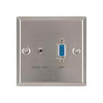 AV:link VGA/Audio Wand Aansluitpaneel 86x86mm - VGA 15-pins, Verzenden, Nieuw
