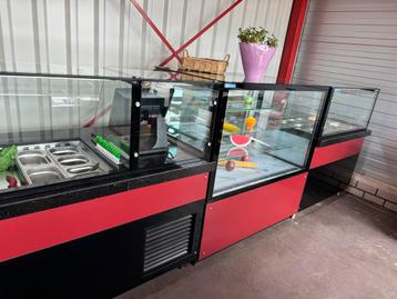 Buffetten |  Gebaksvitrine | Saladette | Bain - Marie beschikbaar voor biedingen