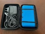 Nintendo - 3DS xl - Aqua Blue, 18 games, charger, stylus 4GB, Nieuw