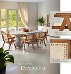 2dekans | tectake® Houten Stoel Lizzy met Armleuning -, Huis en Inrichting, Stoelen, Ophalen of Verzenden, Zo goed als nieuw