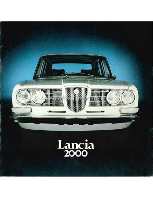 1971 LANCIA 2000 BROCHURE, Boeken, Auto's | Folders en Tijdschriften