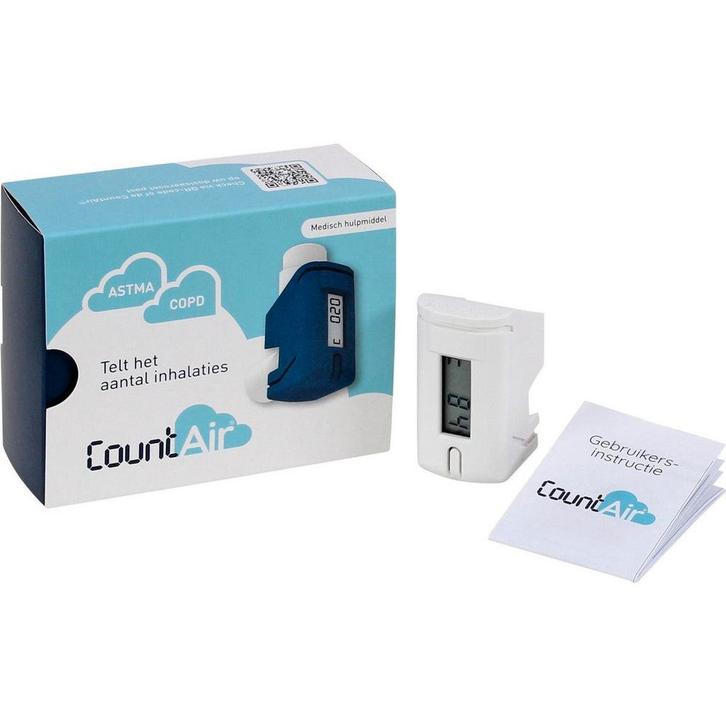CountAir Dosisteller – Voorzetkamer voor Betrouwbare Inhalat, Diversen, Verpleegmiddelen, Nieuw, Ophalen of Verzenden