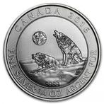 Canada Howling Wolf 0.75 oz 2016, Postzegels en Munten, Munten | Amerika, Verzenden, Noord-Amerika, Losse munt, Zilver