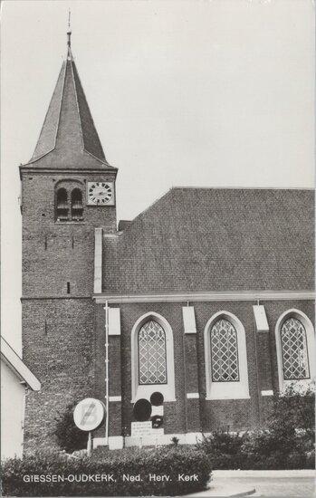 GIESSEN-OUDKERK - Ned. Herv. Kerk, Verzamelen, Ansichtkaarten | Nederland, Verzenden