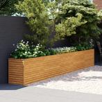 vidaXL Plantenbak verhoogd 482x50x69 cm cortenstaal, 100 cm of meer, Verzenden, Nieuw, Metaal