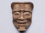 Netsuke – Noh-mask Kojo  ondertekend Tomohisa  -, Antiek en Kunst