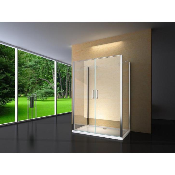 Douchecabine 120X80 Rechthoekig Idaro LB- Helder Glas, Doe-het-zelf en Verbouw, Sanitair, Nieuw, Ophalen of Verzenden