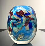 Maxence Parot - Vaas -  Unieke opaline en goudkleurige vaas, Antiek en Kunst