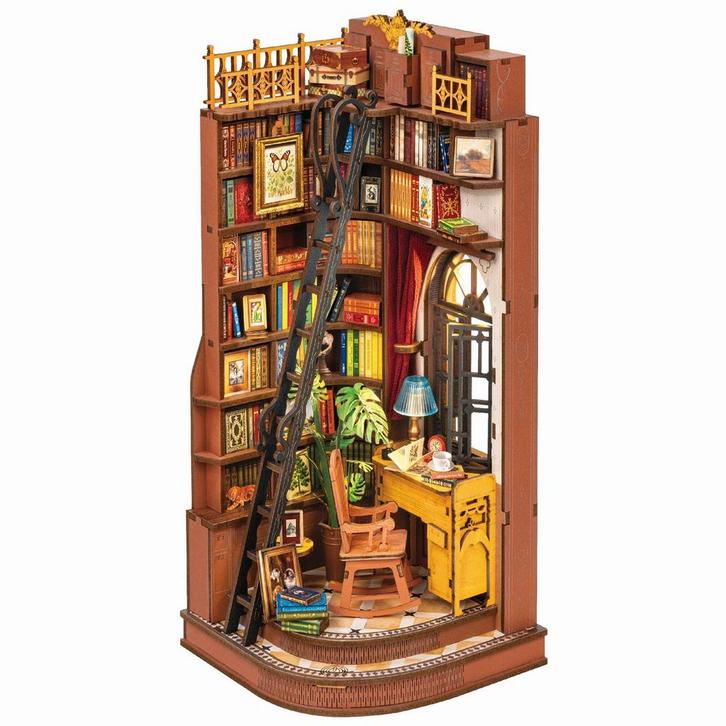 Robotime Silent Corner Study Miniatuur Creatief Knutselen, Hobby en Vrije tijd, Modelbouw | Overige, Nieuw, Verzenden