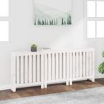 vidaXL Radiatorombouw 210x21x85 cm massief grenenhout wit, Doe-het-zelf en Verbouw, Verzenden, Nieuw