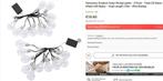 Partij Buiten lampen op solar - 235 stuks - €5 excl btw, Zakelijke goederen, Ophalen of Verzenden, Huis en Inrichting