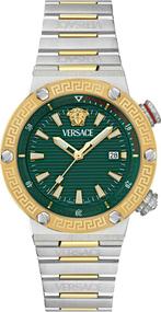 Versace VE8G00524 Greca Logo horloge 43 mm, Overige merken, Staal, Verzenden, Polshorloge