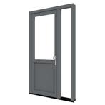 Aluminium voordeur TA01 met zijlicht rechts (binnendraaiend), Nieuw, Deurkozijn, 150 tot 225 cm, Ophalen of Verzenden