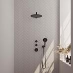Thermostatisch Inbouwdoucheset Brauer Black 30cm Hoofddouche, Doe-het-zelf en Verbouw, Sanitair, Ophalen of Verzenden, Nieuw, Kraan
