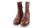 Shabbies Enkellaarzen in maat 41 Cognac | 10% extra korting, Kleding | Dames, Shabbies, Overige kleuren, Verzenden, Lage of Enkellaarzen