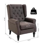 TRUUSK Enkele Stoel Relaxfauteuil Oorfauteuil Enkele Stoel A, Huis en Inrichting, Verzenden, Nieuw