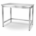HCB Basic-line Werktafel - 100 x 60 x 85 cm - RVS, Verzenden, Nieuw in verpakking, RVS Meubilair
