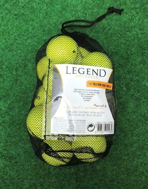 72 Legend Distance Golfballen Oranje/geel/roze/wit, Sport en Fitness, Golf, Bal(len), Nieuw, Overige merken, Verzenden