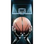 Strandlaken basketbal - katoen - 70x140 cm, Huis en Inrichting, Badkamer | Badtextiel en Accessoires, Nieuw, Verzenden