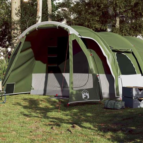 vidaXL Tunneltent 8-persoons waterdicht groen, Caravans en Kamperen, Tenten, Nieuw, tot en met 2, Verzenden