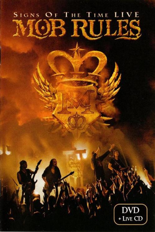 dvd - Mob Rules - Signs Of The Time Live, Cd's en Dvd's, Dvd's | Overige Dvd's, Zo goed als nieuw, Verzenden