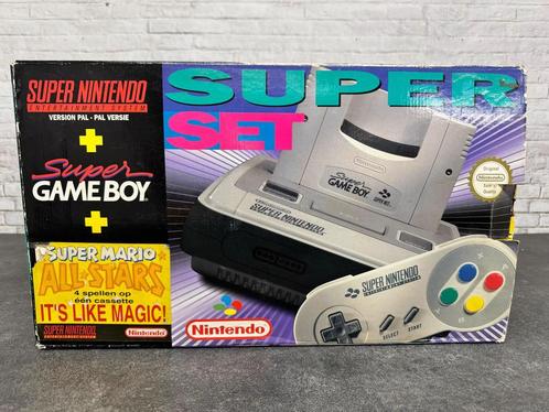 Super Nintendo Starter Pack - Super Set Edition [Complete], Spelcomputers en Games, Spelcomputers | Nintendo Super NES, Zo goed als nieuw