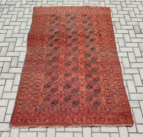 Antique Ersari elephant-foot Afghan Turkoman - Vloerkleed -, Huis en Inrichting, Stoffering | Tapijten en Kleden