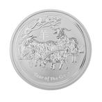 1 kilo zilveren Lunar Year of the Goat munt 2015, Verzenden