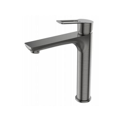 Wastafelkraan Sanimar Tirreno Verhoogd Gunmetal, Doe-het-zelf en Verbouw, Sanitair, Kraan, Nieuw, Ophalen of Verzenden