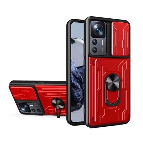 Xiaomi 13T Pro - Card Slot Hoesje met Kickstand en Camera, Telecommunicatie, Mobiele telefoons | Hoesjes en Frontjes | Overige merken