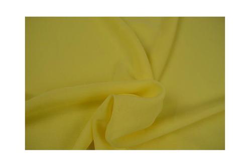 15 meter chiffon stof - licht geel, Hobby en Vrije tijd, Stoffen en Lappen, 120 cm of meer, 200 cm of meer, Geel, Nieuw, Polyester