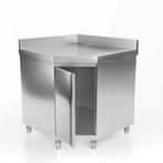 GGM Gastro | RVS hoekwerkkast PREMIUM met | ESK107A, Verzenden, Nieuw in verpakking, Meubilair