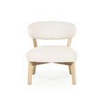 Fauteuil Eleonora MIKKY Naturel Beige *NIEUW*, Hout, Minder dan 75 cm, Nieuw, Scandinavisch